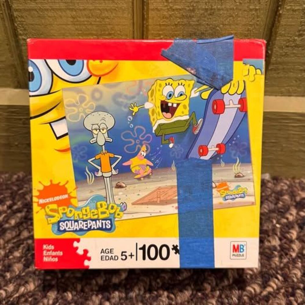 Milton Bradley SpongeBob SquarePants 100 Piece Puzzle